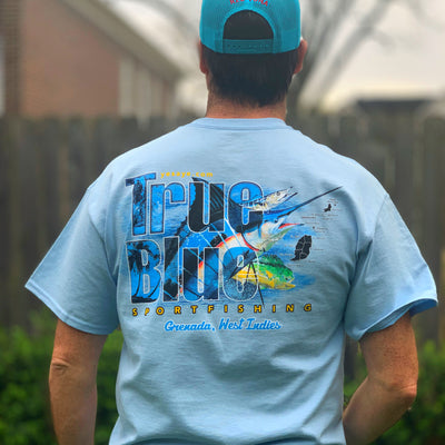 True Blue Sportfishing - Pocket Tee