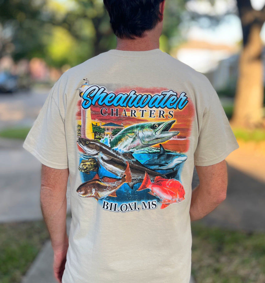 Shearwater Charters - Pocket Tee