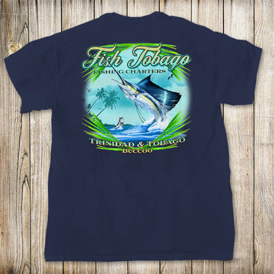 Fish Tobago Fishing Charters - Pocket Tee