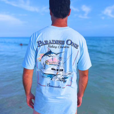 Paradise One Fishing Charters - Pocket Tee