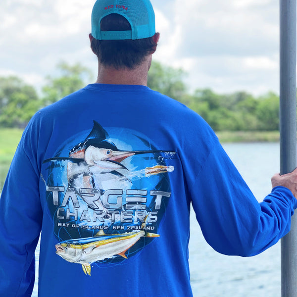Red Tuna  Tease Me Sportfishing in the Dominican Republic- Long Sleeves - Red  Tuna Shirt Company