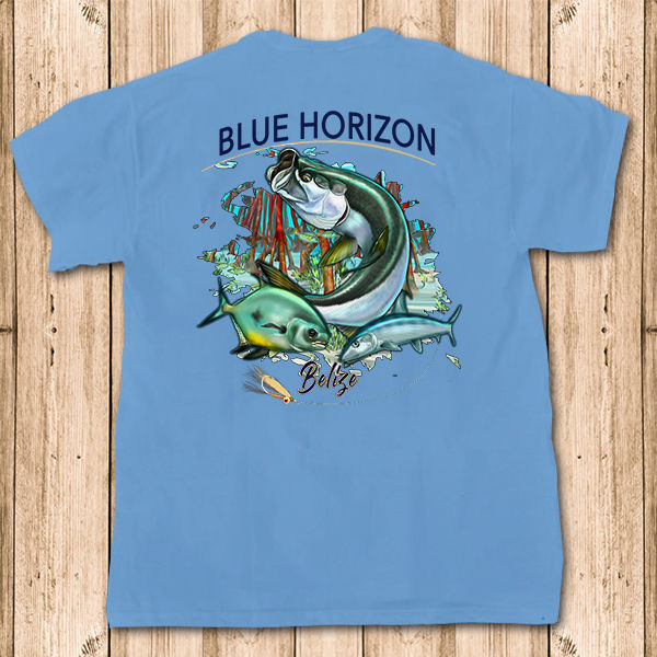 Blue Horizon - Pocket Tee