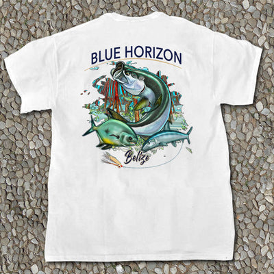 Blue Horizon - Pocket Tee