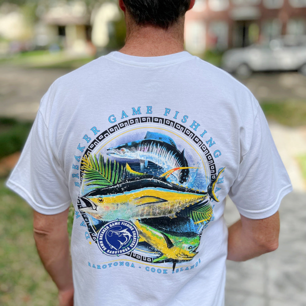 Tshirt men cotton tops Men Pelagic Tuna Strike Fishing Tee T-Shirt