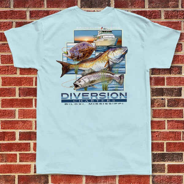Diversion Charters - Pocket Tee
