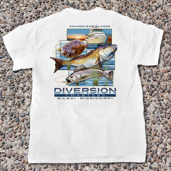 Diversion Charters - Pocket Tee