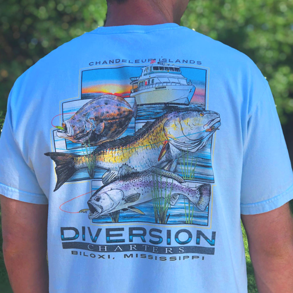 Diversion Charters - Pocket Tee