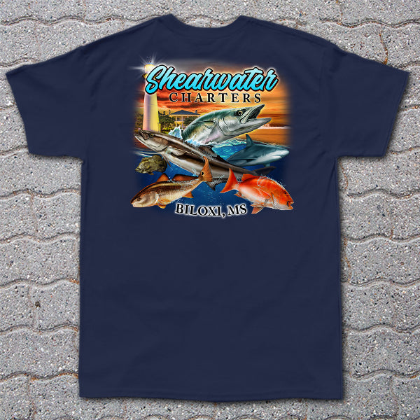 Shearwater Charters - Pocket Tee