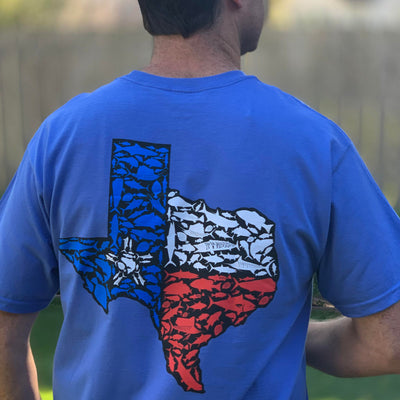 Texas Flag - Short Sleeve Cotton