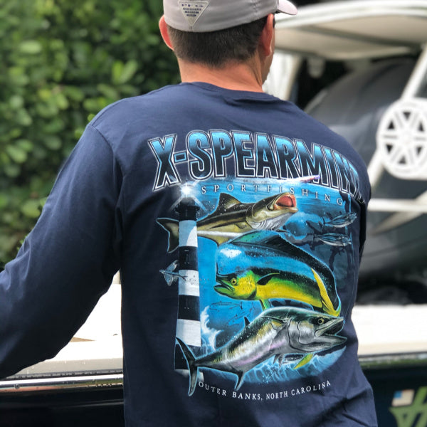 Red Tuna Shirt Company  X-Spearmint from Outer Banks, NC - Long Sleeves
